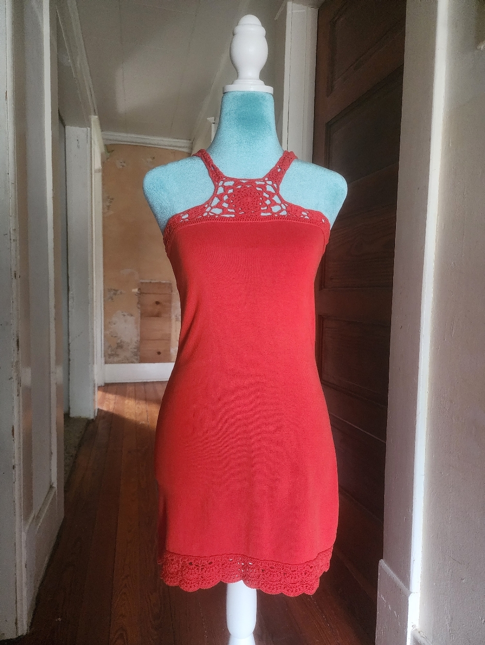 Banana Republic Crochet Trim Mini Dress